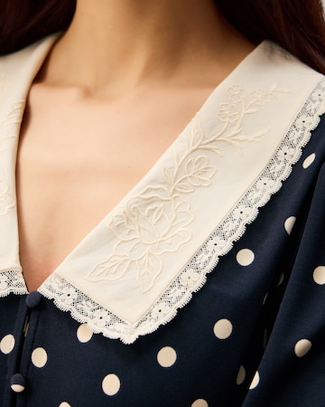 Monsoon Stella Polka Dot Midi Dress