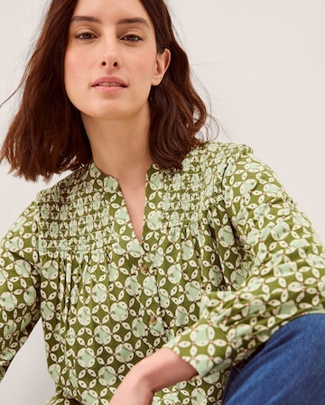 Monsoon Kalani Geometric Jersey Blouse