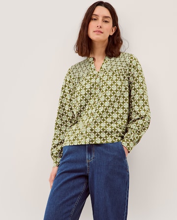 Monsoon Kalani Geometric Jersey Blouse