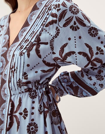 Monsoon Thalia Palm Print Midi Dress