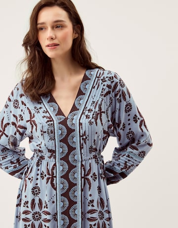 Monsoon Thalia Palm Print Midi Dress