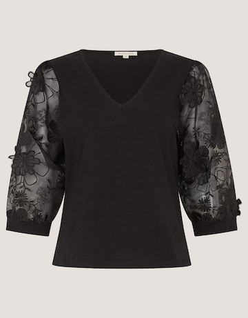 Monsoon Fi Floral Jersey Top