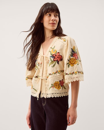 Monsoon Yvette Floral Lace Top