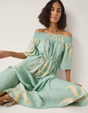 Monsoon Tashie Sun Print Midi Dress