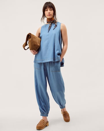 Monsoon Daria Swing Chambray Tank Top