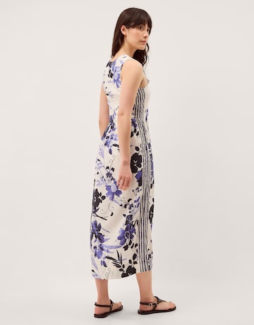 Monsoon Nicolette Linen Blend Midi Dress