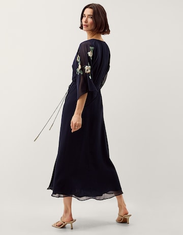 Monsoon Clara Floral Midi Wrap Dress