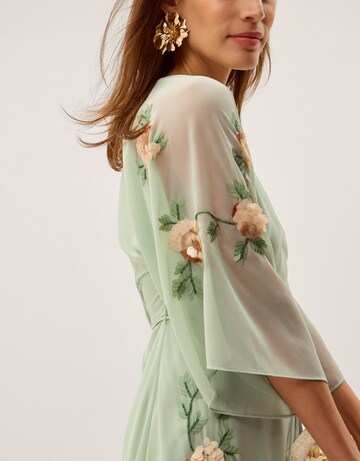 Monsoon Clara Floral Midi Wrap Dress