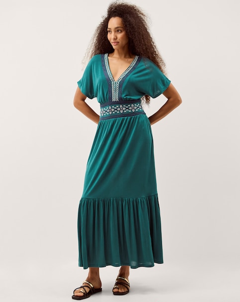 Monsoon Jacqui Jersey Midi Dress