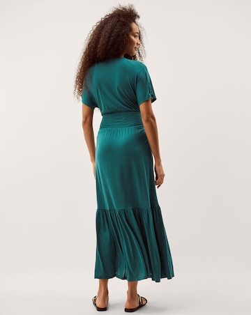 Monsoon Jacqui Embroidered Jersey Midi Dress
