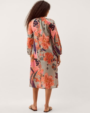 Monsoon Carmen Floral Midi Tunic Dress