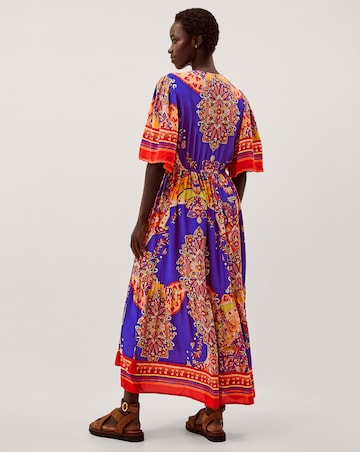 Monsoon Padma Printed Midi Dress