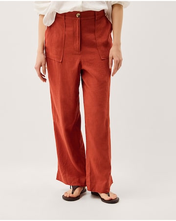 Monsoon Jolie Straight Linen Trousers