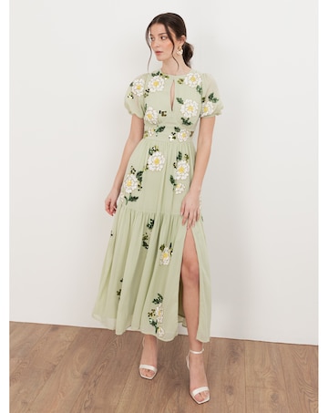 Maya Deluxe Embellished Midaxi Dress