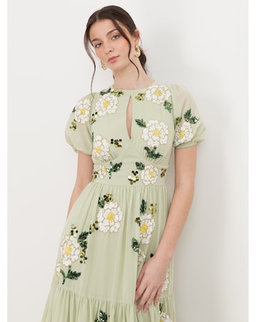 Maya Deluxe Embellished Midaxi Dress