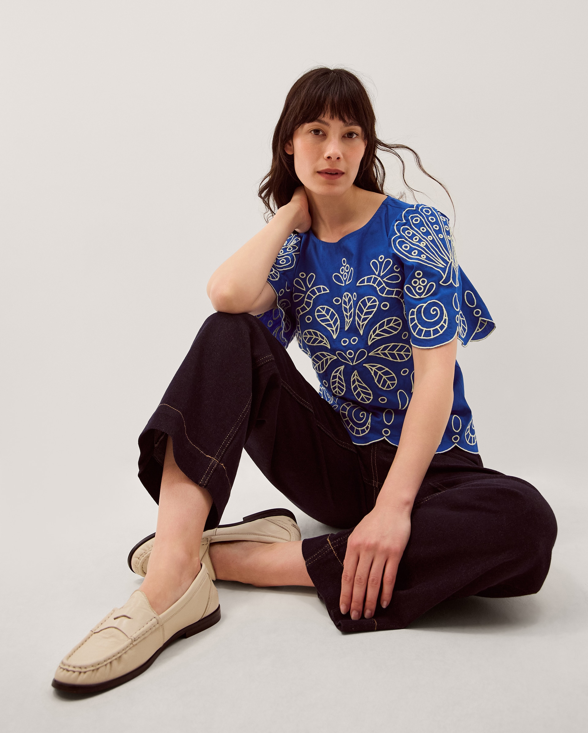 New In - Monsoon Keira Short Sleeve Top