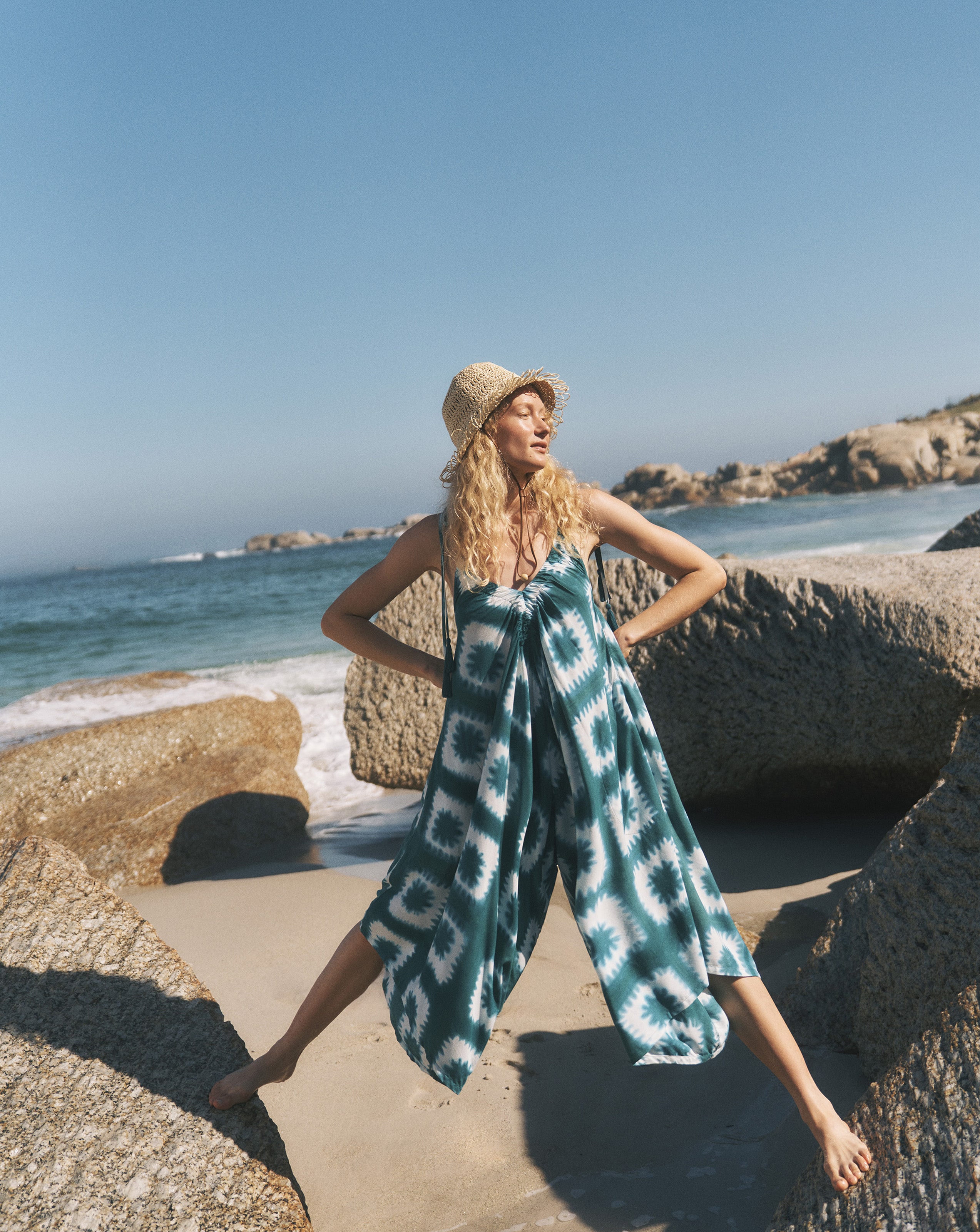 Monsoon Malia Artisanal Print Jumpsuit