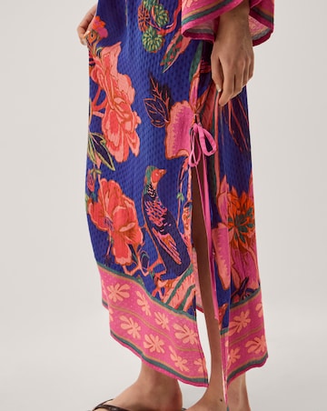 Monsoon Carmen Floral Print Midi Kaftan