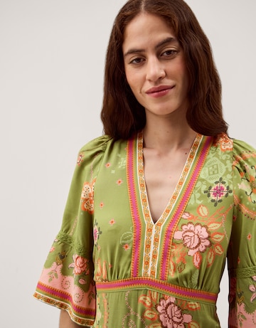 Monsoon Eline Floral Print Maxi Dress