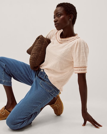 Monsoon Tina Trim Jersey T-Shirt