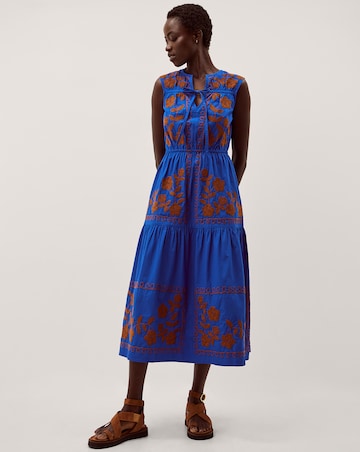 Monsoon Madison Sleeveless Midi Dress