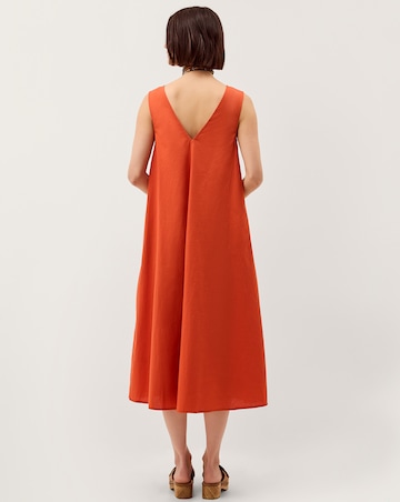 Monsoon Rosalie Floral Cotton Midi Dress