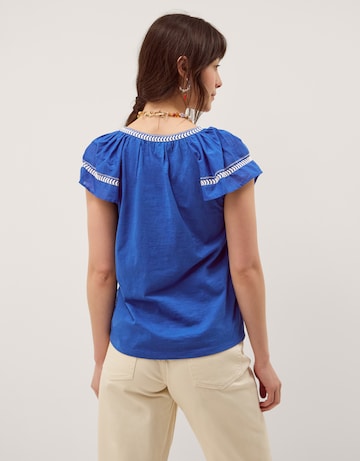 Monsoon Fenn Ruffle Jersey Top