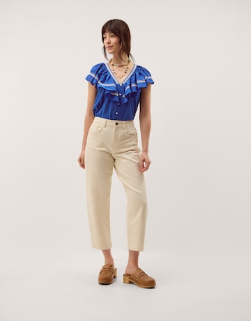 Monsoon Fenn Ruffle Jersey Top