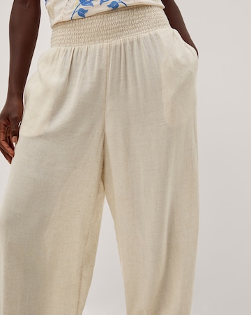 Monsoon Reese Linen Blend Harem Trousers