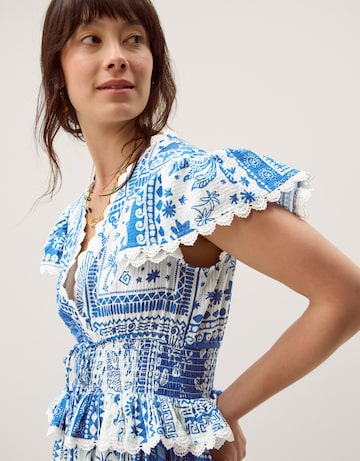 Monsoon Soleil Print Midi Dress