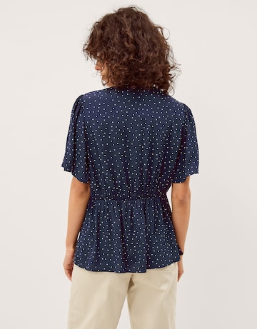 Monsoon Cleo Lace Polka Dot Top