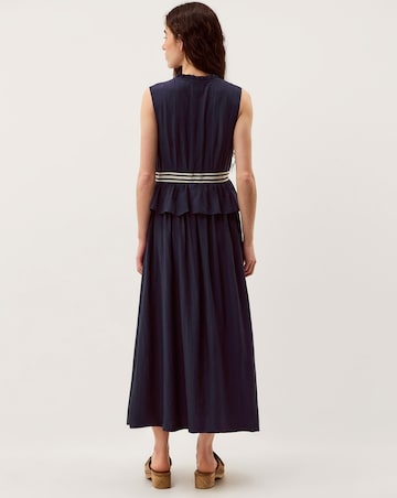 Monsoon Cece Stripe Bow Midi Dress