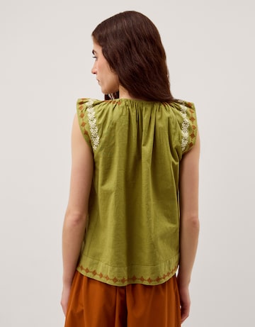 Monsoon Greta Floral Embroidered Top