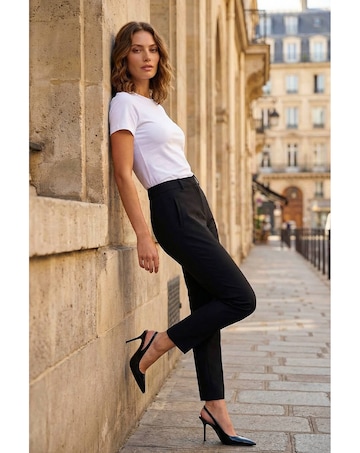 Roman Short Straight Leg Stretch Trouser
