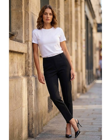 Roman Short Straight Leg Stretch Trouser