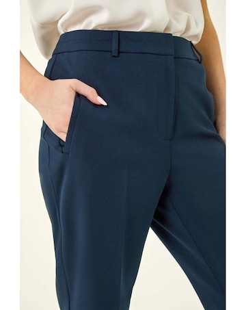 Roman Short Straight Leg Stretch Trouser