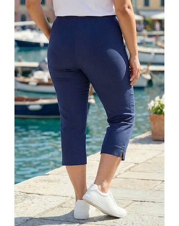 Roman Curve Cropped Stretch Trouser