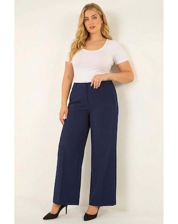 Roman Curve Wide Leg Tailored Trouser
