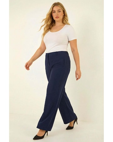 Roman Curve Wide Leg Tailored Trouser
