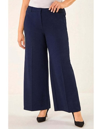 Roman Curve Wide Leg Tailored Trouser