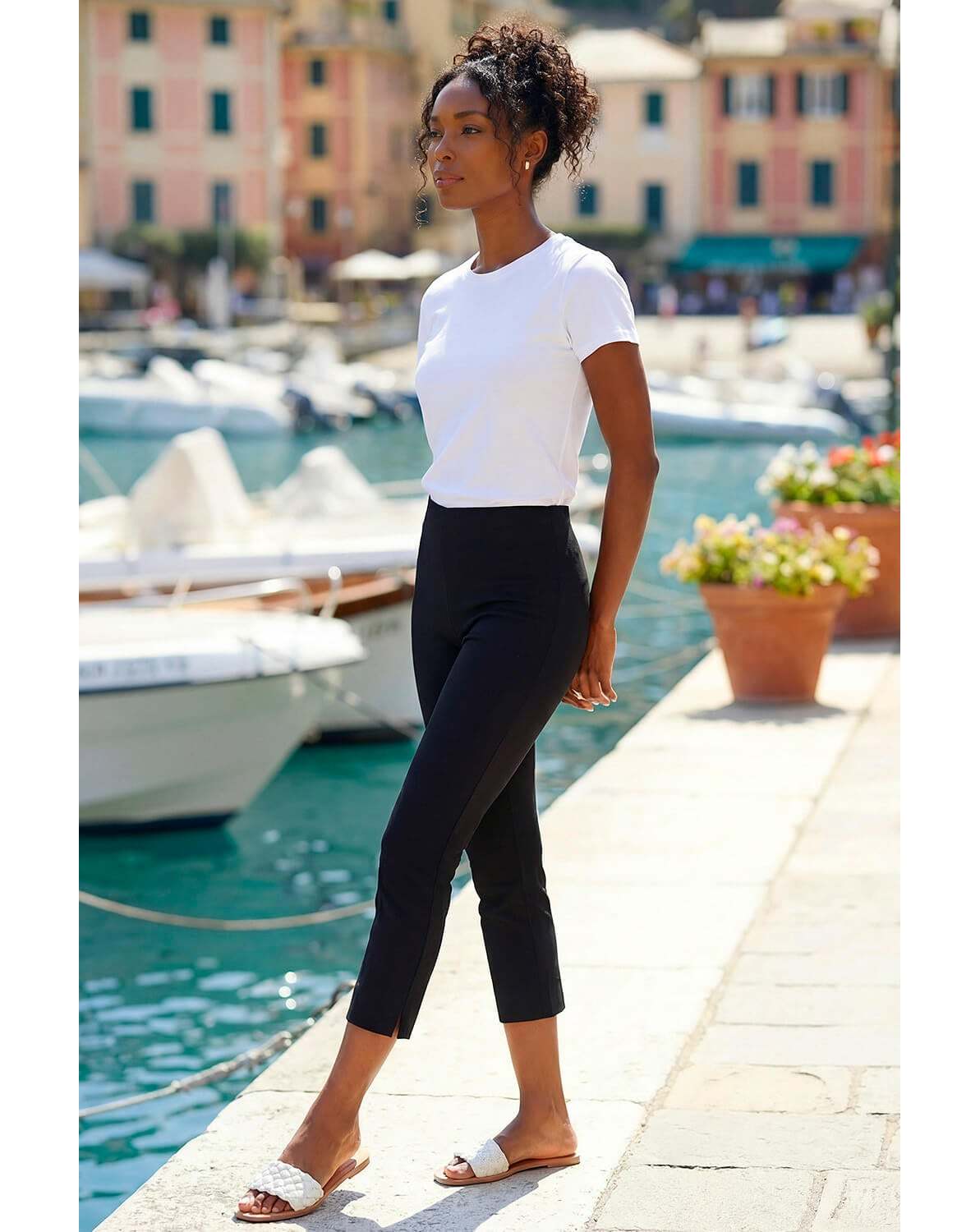 New In - Roman Cropped Stretch Trouser