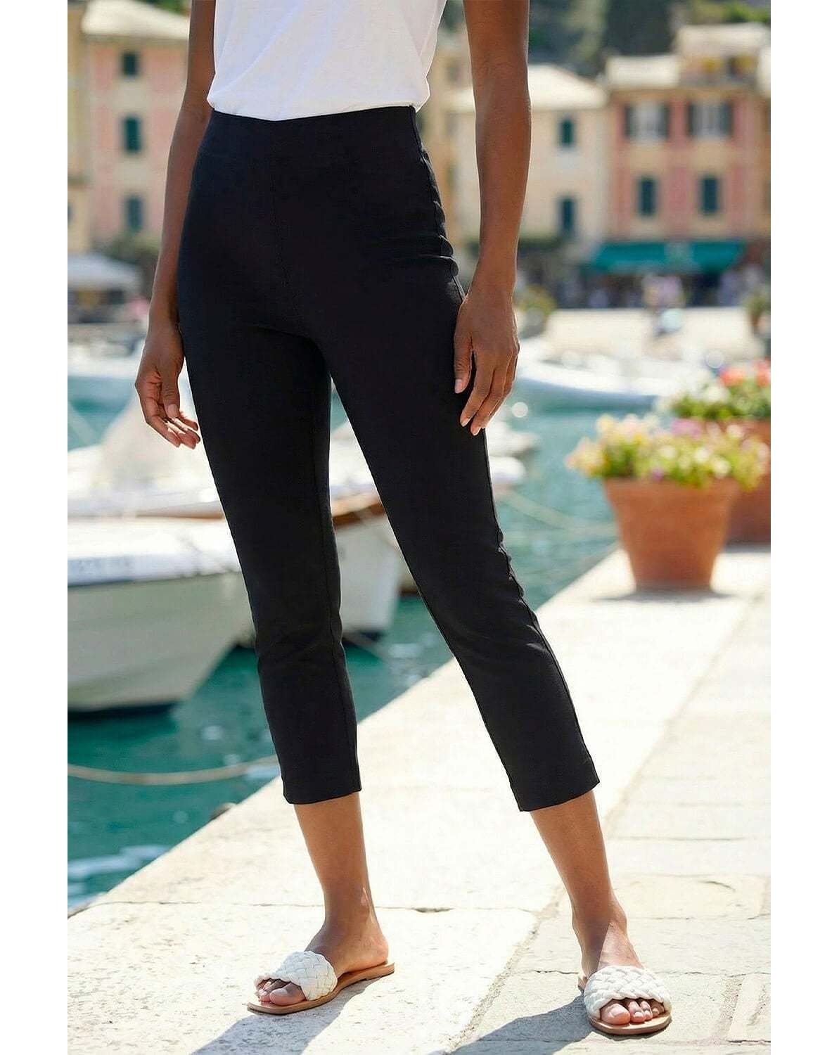 New In - Roman Cropped Stretch Trouser