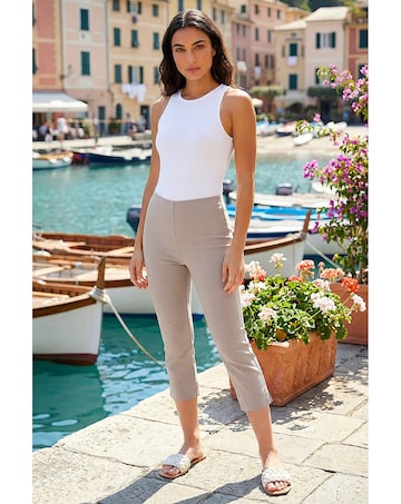 Roman Cropped Stretch Trouser