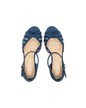 Paradox London Evelyn Wide E Fit Heeled Sandal