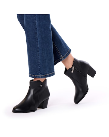 Paradox London Belinda Wide Fit Block Heel Ankle Boots