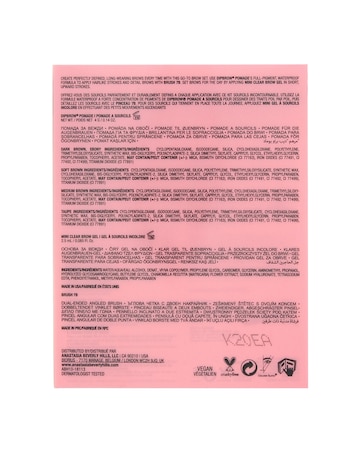 Anastasia Beverly Hills No-Fade Brow Kit Gift Set: Soft Brown