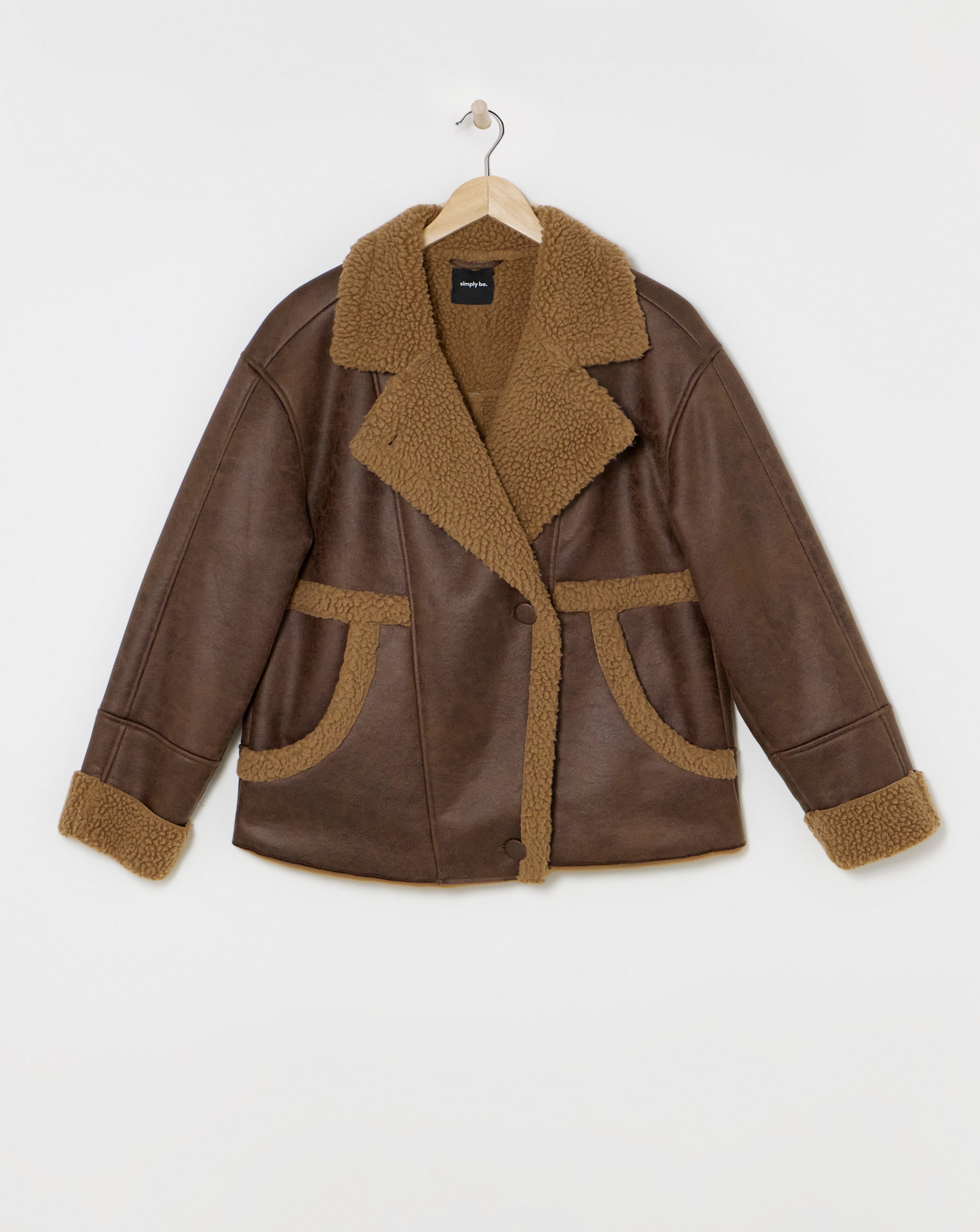 Brown Worn Look Aviator