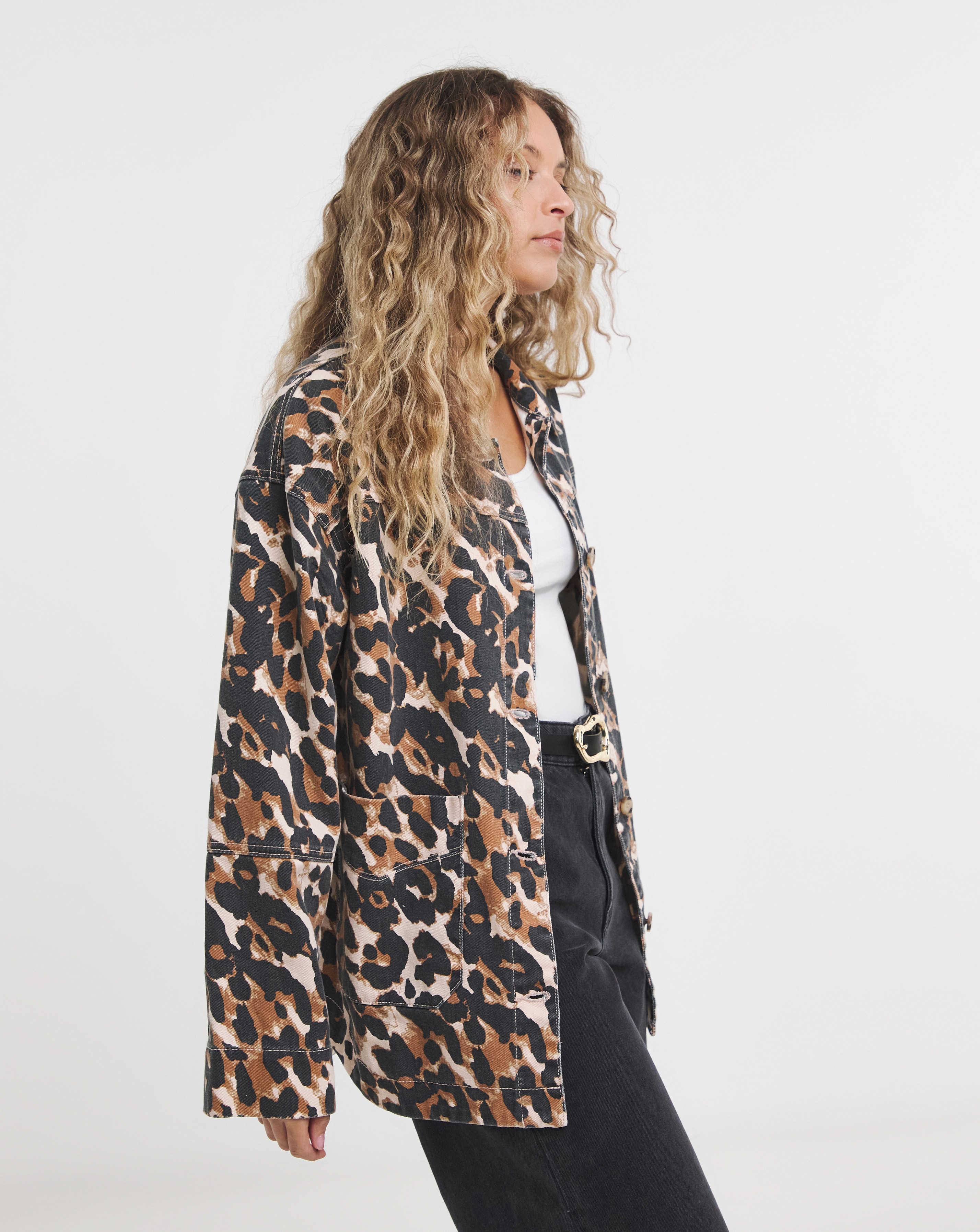 Simply Be Leopard Utility Jacket