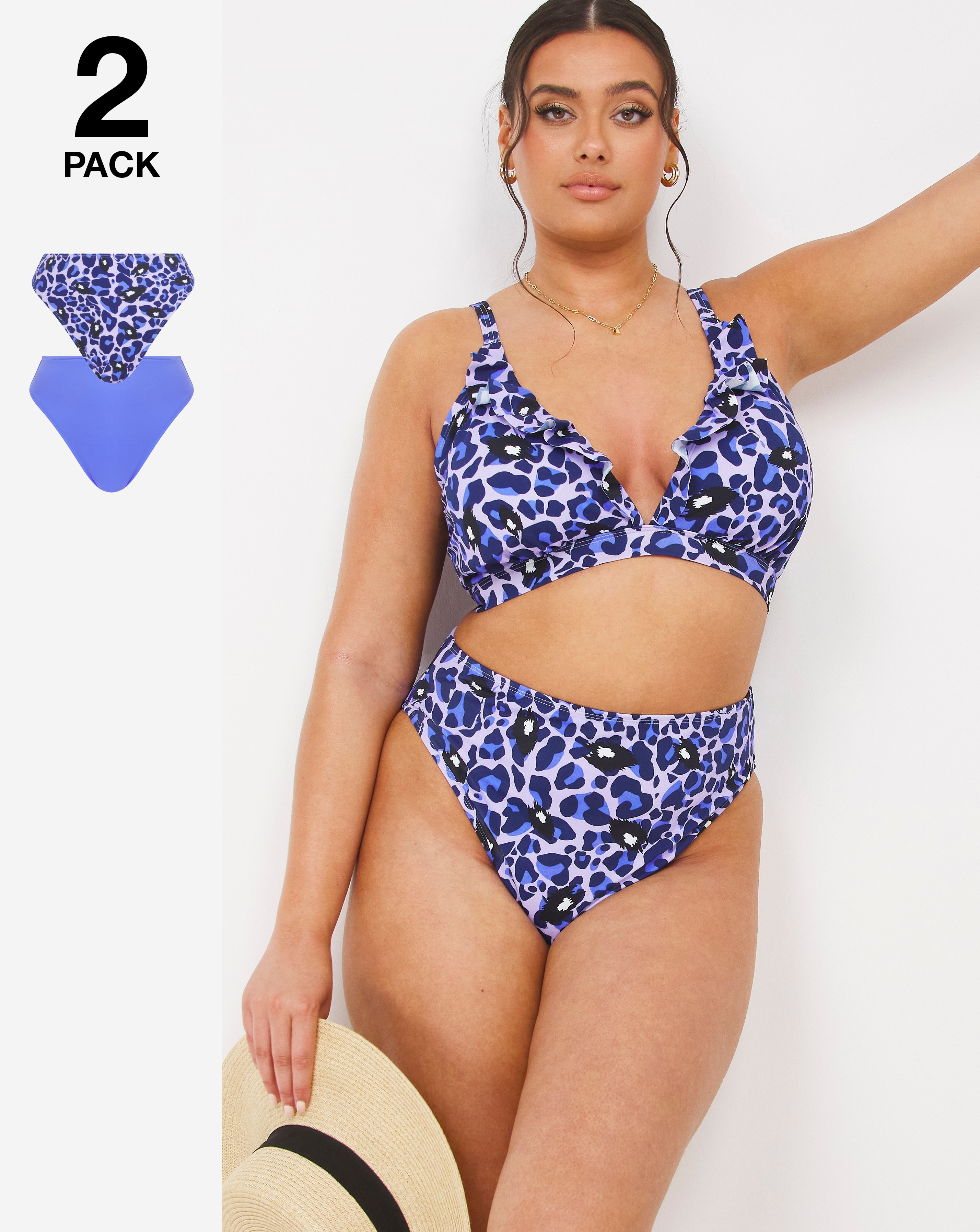 Simply Be Value 2 Pack Bikini Briefs