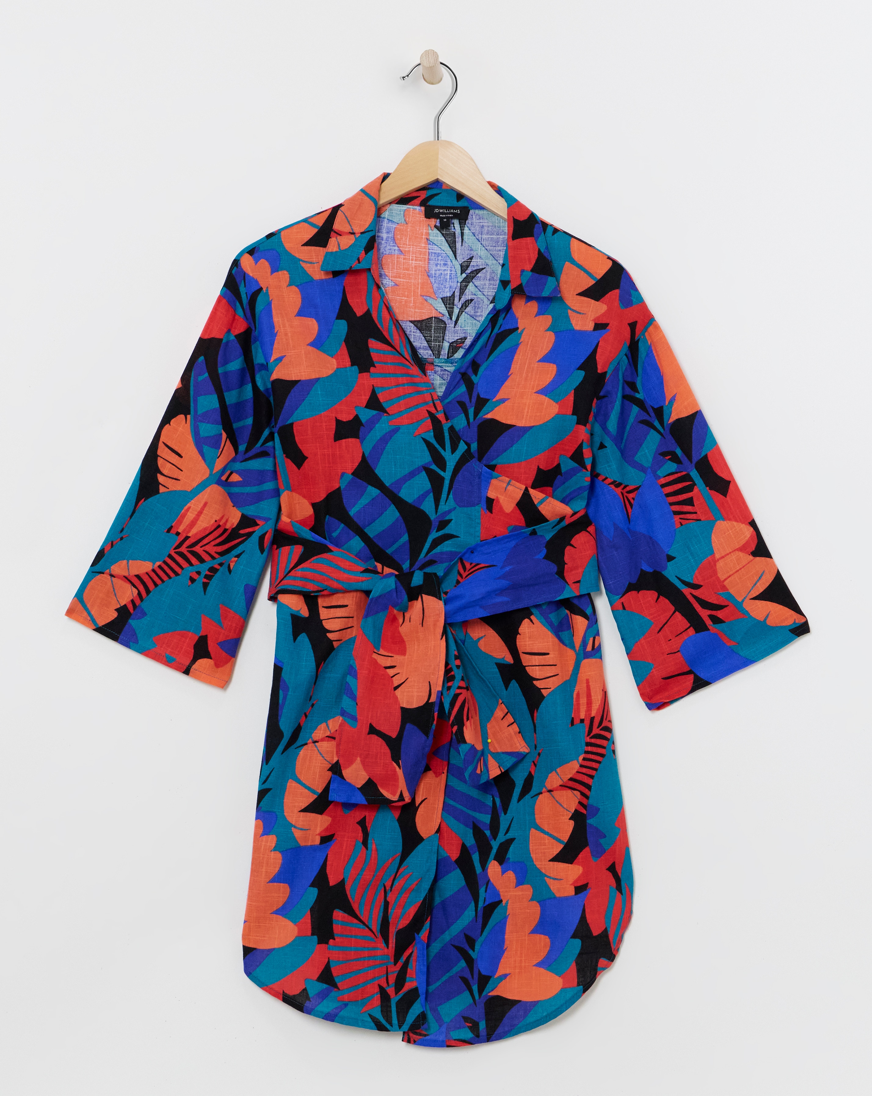 Tropical Cotton Beach Shirt